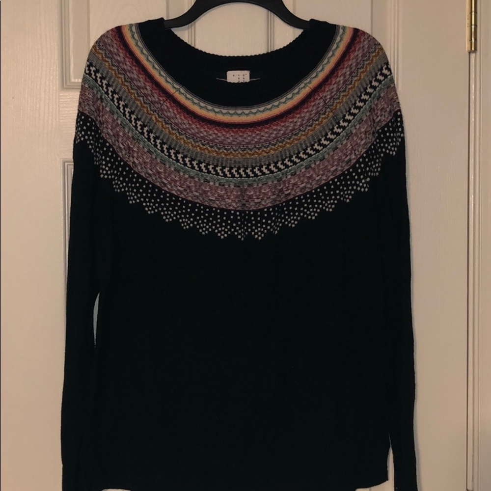 A New Day  fair isle sweater